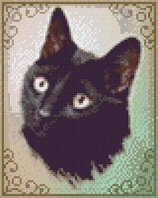Sarah The Cat Four [4] Baseplate PixelHobby Mini-mosaic Art Kit